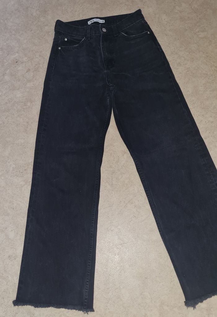 Jean large zara taille xs34 - photo numéro 5
