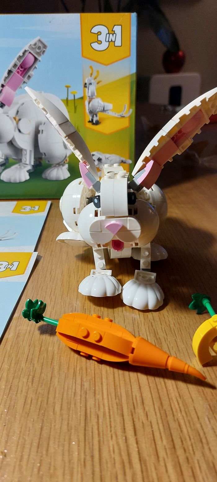 Lego petit lapin blanc - photo numéro 7