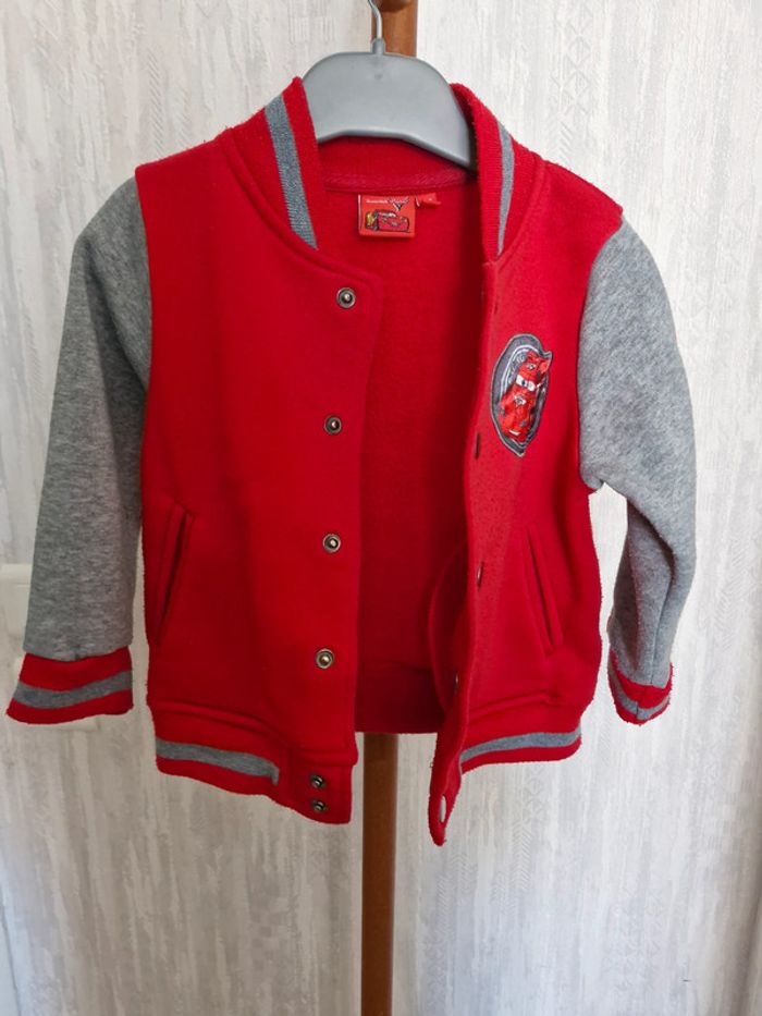 🎯 Veste teddy Cars garçon - Disney Pixar Cars - Taille 3 ans - photo numéro 3