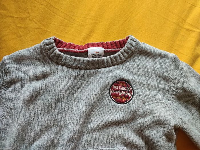 Pull gris marque tape a l'oeil en 5 ans - photo numéro 2