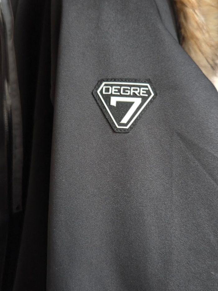 Veste de ski noir avec fausse fourrure degré 7 44/L - photo numéro 6