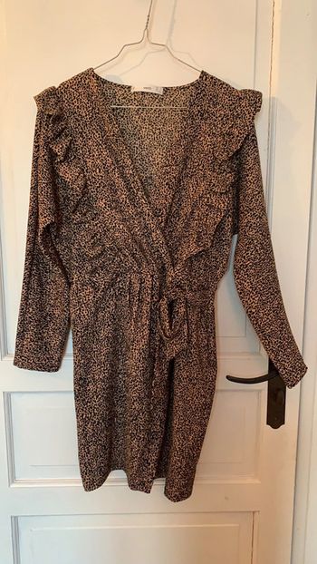 Petite robe léopard Mango