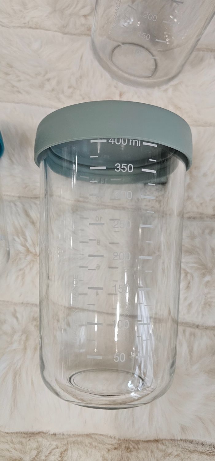 Lot de 3 grands pots en verre Béaba - photo numéro 4