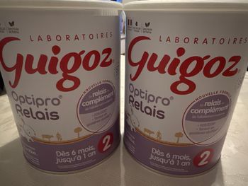 Lot de 2 : Lait 2eme âge Guigoz Relais