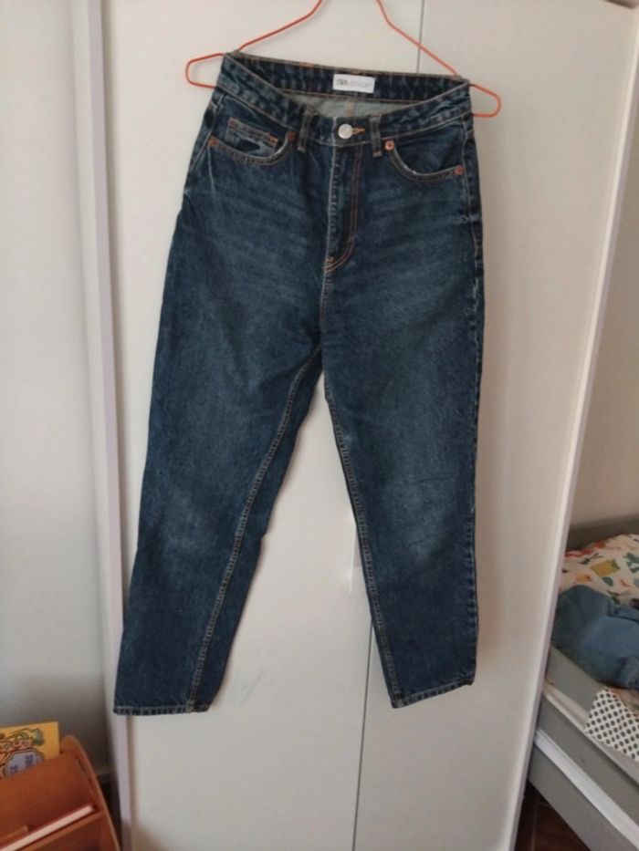 Jean taille mon Zara t36 100%coton - photo numéro 3