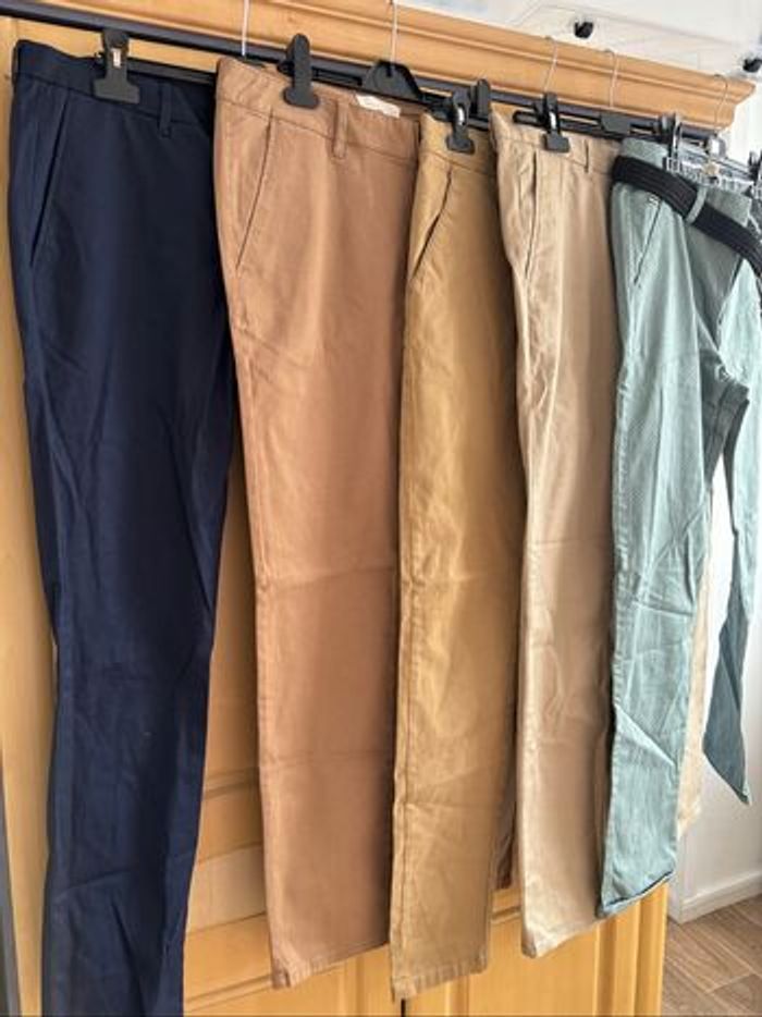 Lot de 5 pantalons coton taille 40