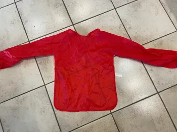 Tablier peinture enfant 110/128cm rouge Zeeman