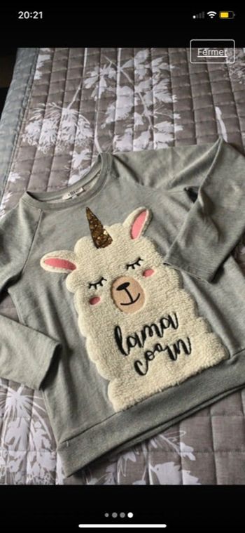 Sweat-shirt manches longues