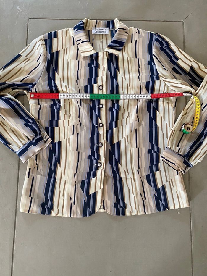 Chemise vintage Françoise de France taille M - photo numéro 10