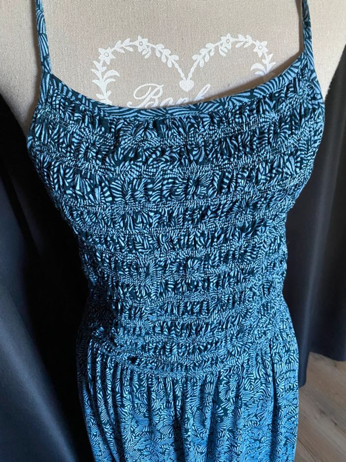 Robe longue bleue à motifs Hush - photo numéro 3