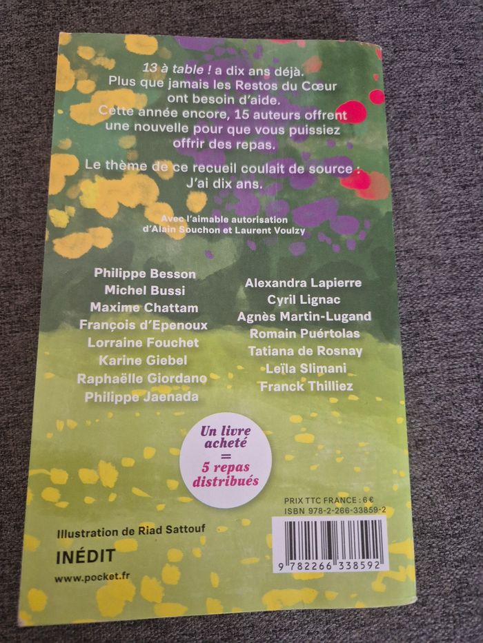 Livre titre 13 à table - photo numéro 2