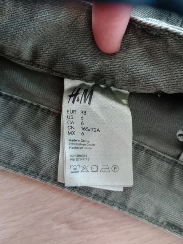 Jupe 38 Jean kaki c84 - photo numéro 15