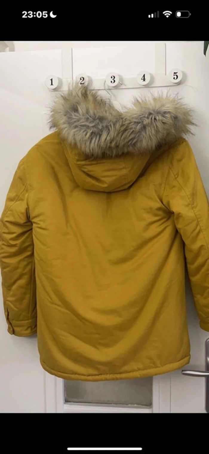 Manteau fille moutarde - photo numéro 5