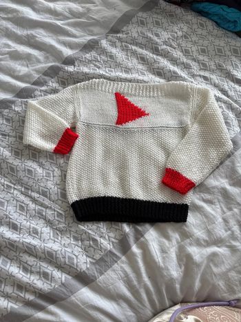 Pull fait main 3 ans