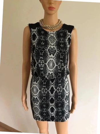 Robe noire et blanche sans manches Morgan taille XS excellent état