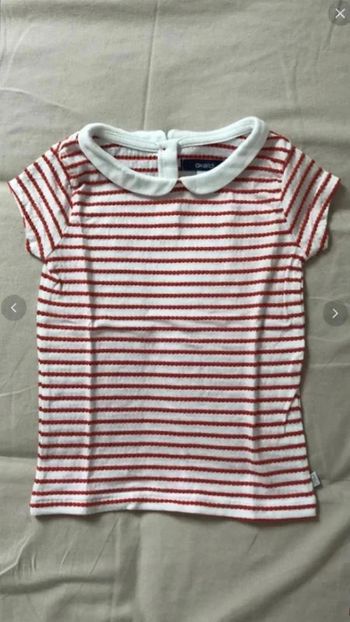 Tee-shirt col claudine