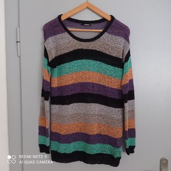 Pull à rayures t36