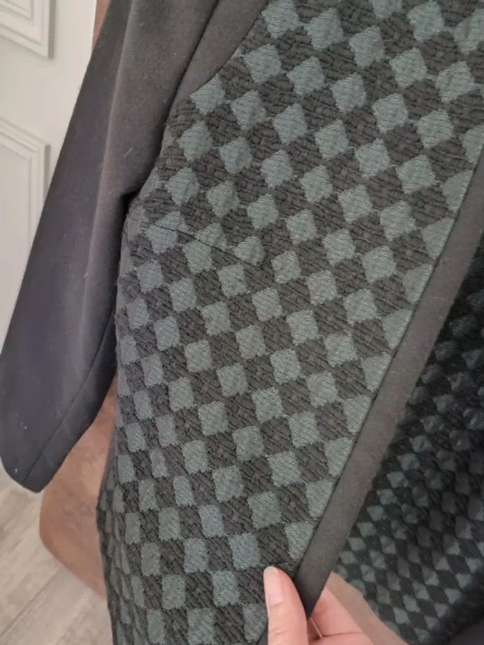 Veste Promod irisée noir & vert - photo numéro 3