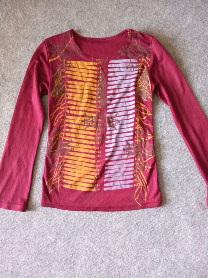 Tunique nylon T34 bordeau