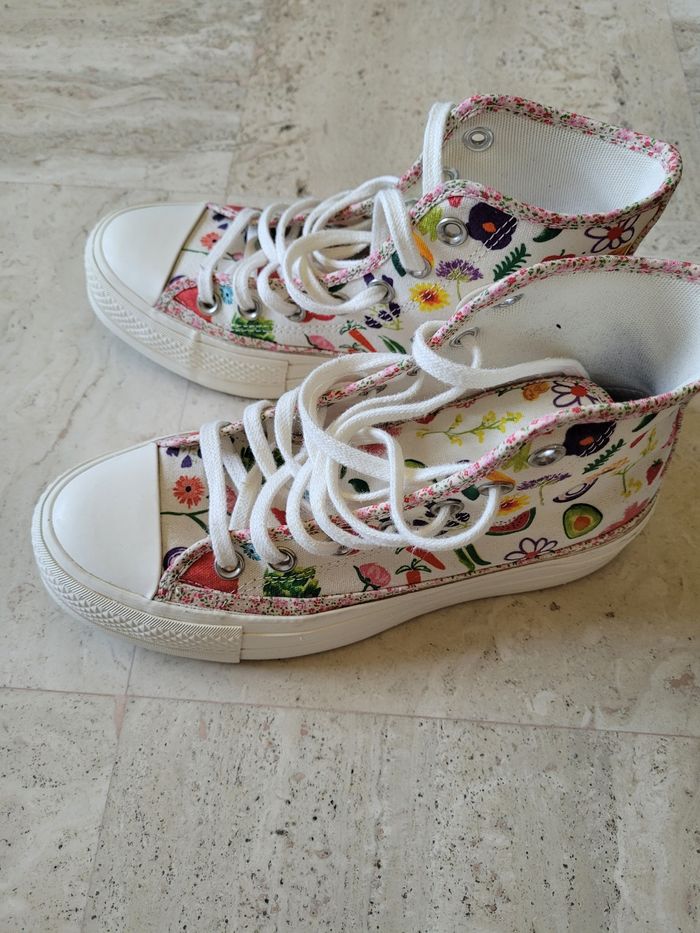 Baskets Converse "Fruits and floral" - photo numéro 3