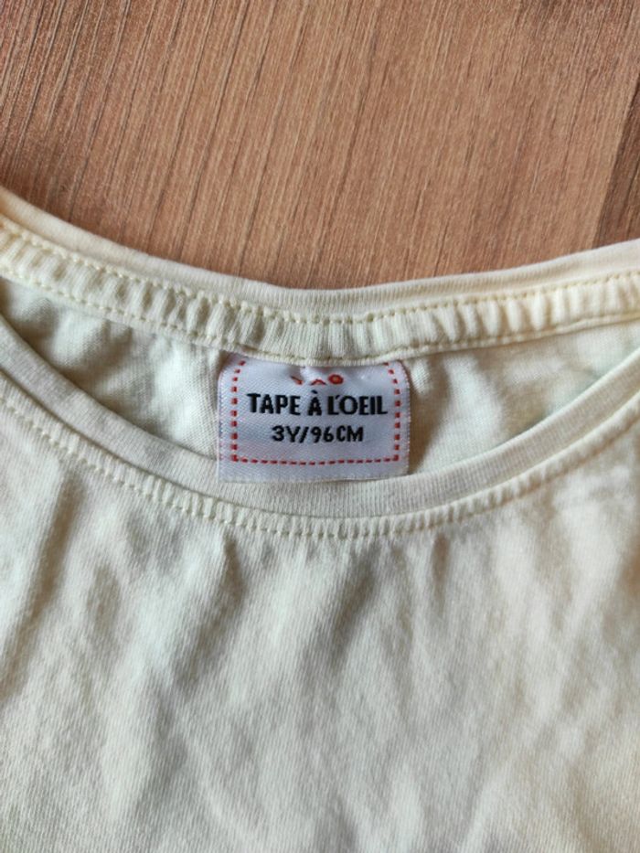 Tee-shirt 3 ans TAO en TBE - photo numéro 4