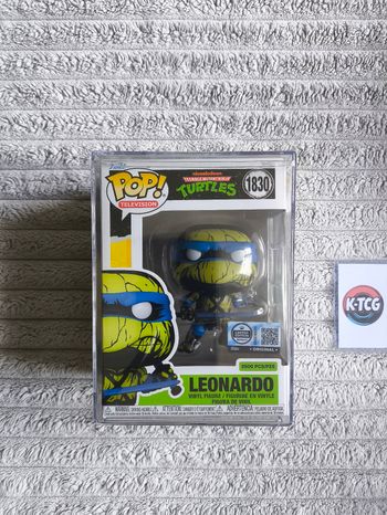 Funko Pop 1830 Leonardo (Déco) avec Pop! Protecteur – TMNT – Édition Limitée 3500 ROYALTY