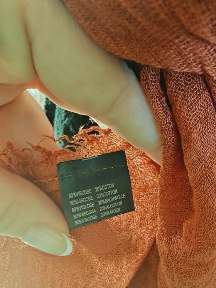 Écharpe - Rouille - photo numéro 2