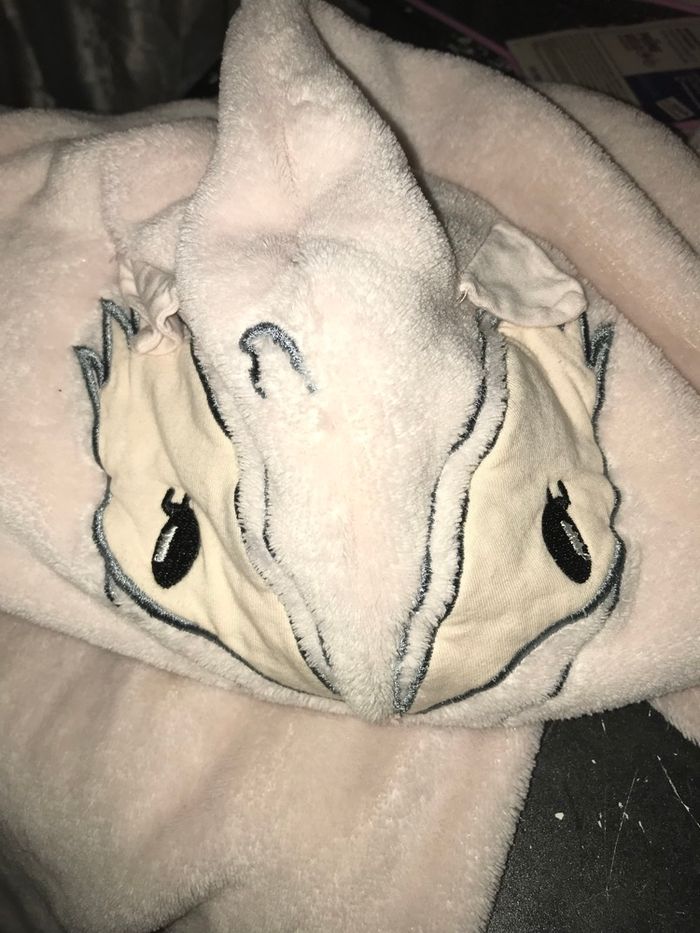 Combinaison pyjama polaire à capuche – Rose – Taille XL - photo numéro 5