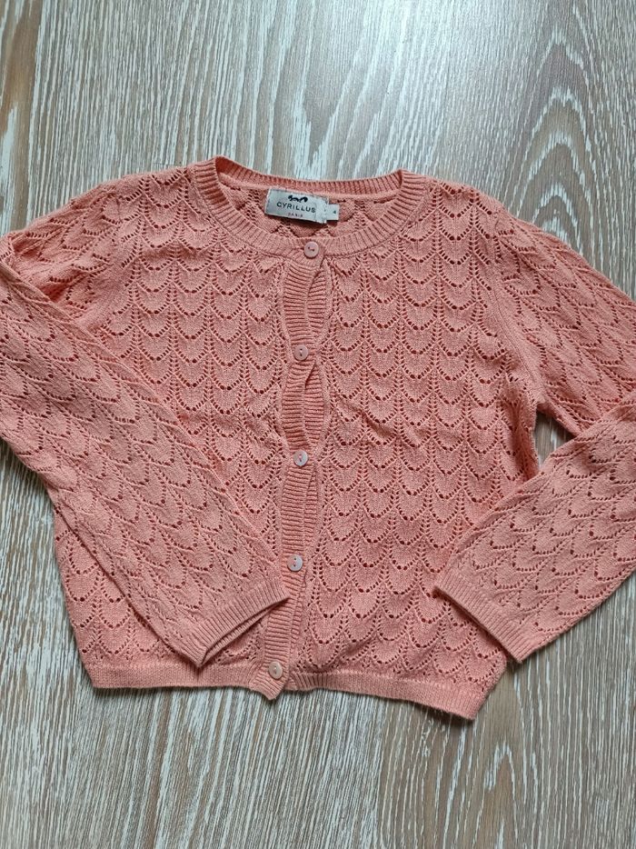 Gilet pointelle 4 ans cyrillus - photo numéro 2