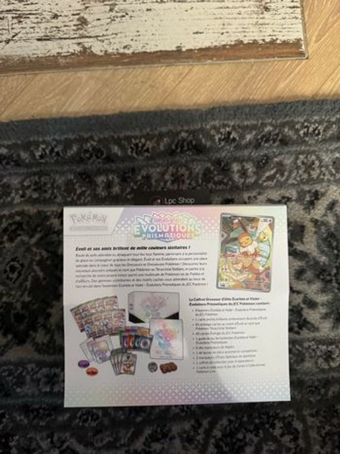 POKÉMON - ETB EV 8.5 ÉVOLUTION PRISMATIQUES - NEUF - FR - SCELLÉ - photo numéro 3