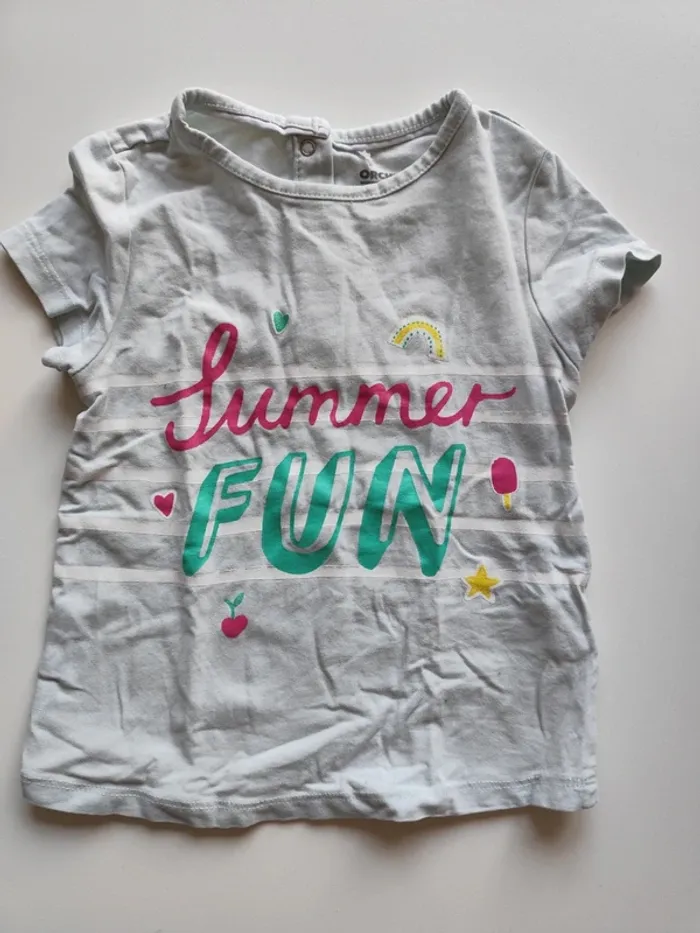 T-shirt manches courtes 24 mois