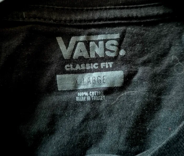T-shirt longues manches Vans XL - photo numéro 3
