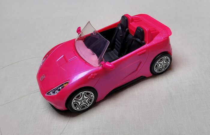 Barbie Voiture Cabriolet Rose pour poupée - photo numéro 10
