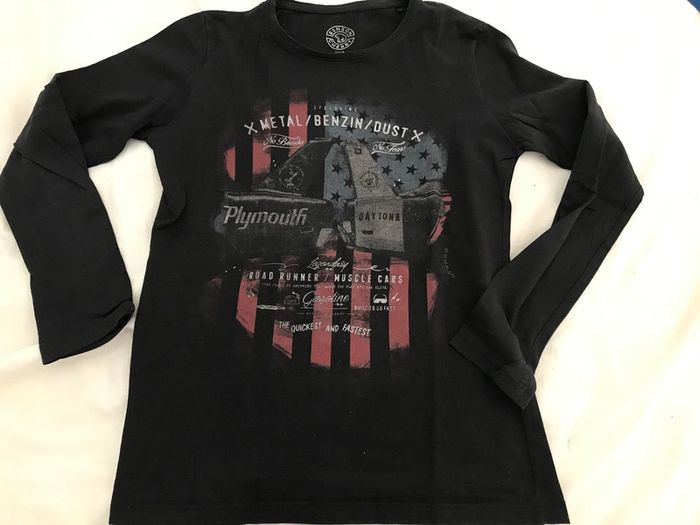 T-shirt manches longues garçon 12 ans