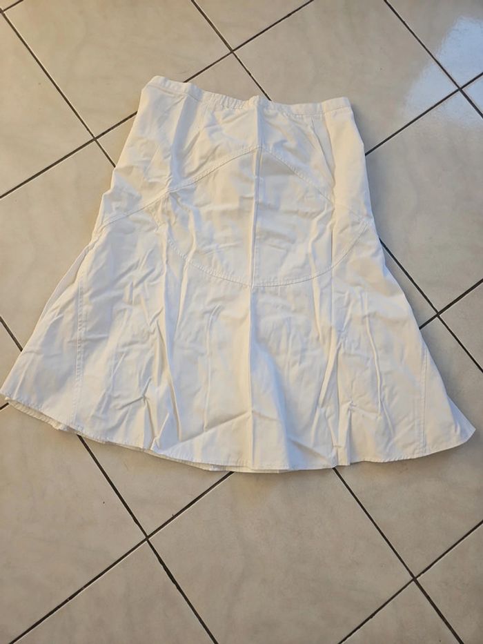 Jupe blanche / jupe Daxon 44