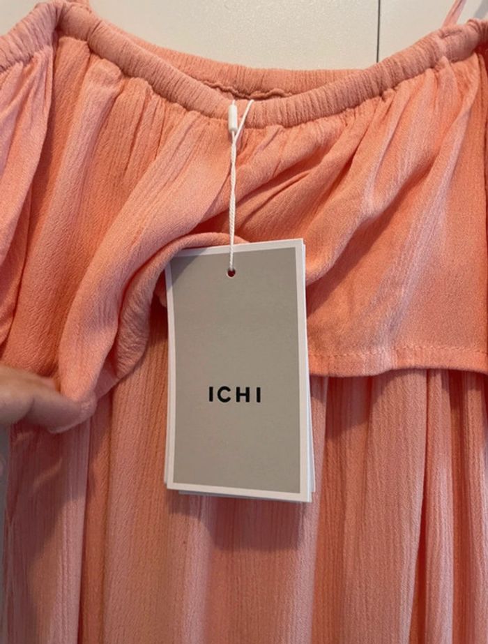 Robe longue rose taille XS Ichi - photo numéro 3
