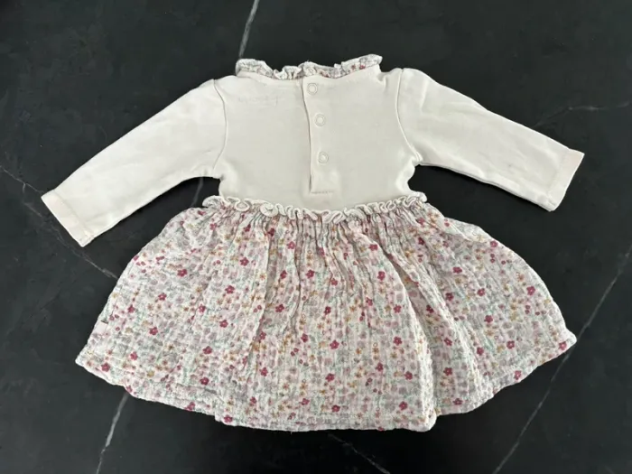 Robe avec body intégré - 3 mois - photo numéro 3