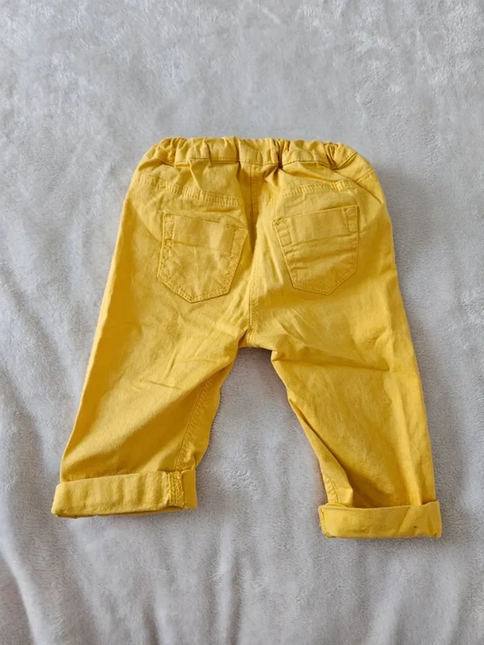 Pantalon jaune elasthanne - photo numéro 2