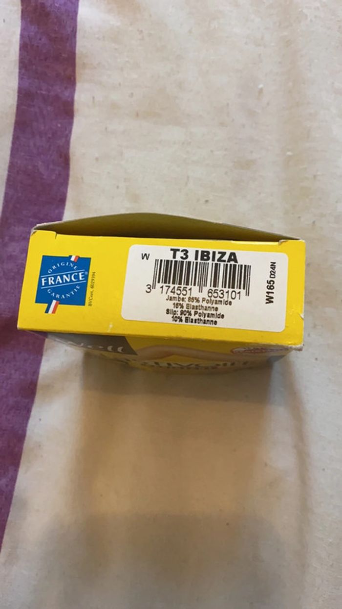 Collant voile beige - photo numéro 2