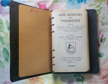 AIDE-MEMOIRE DU THERMICIEN 1959