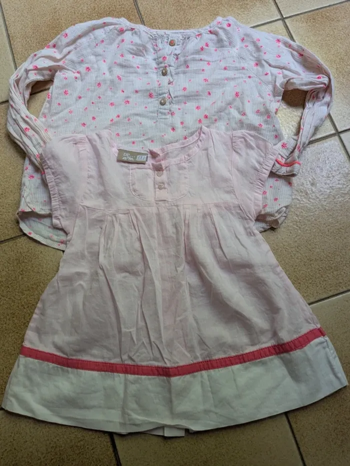 Lot de 2 blouses légères pour l'été