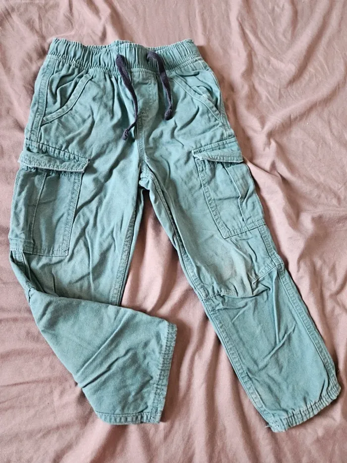 Pantalon cargo taille élastique