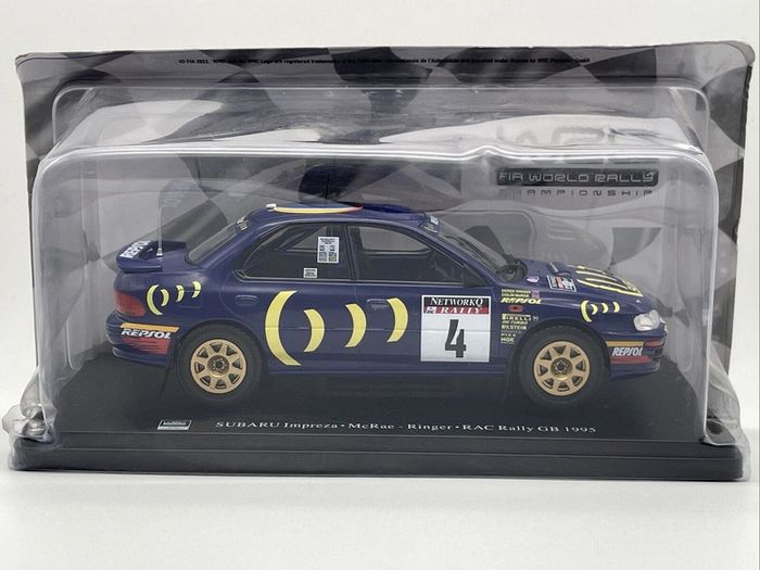 Subaru Impreza N°4  (1995) 1/24 Collection Hachette