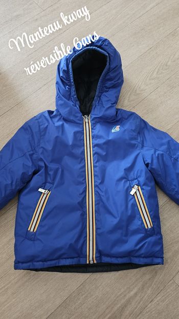 Manteau kway réversible 