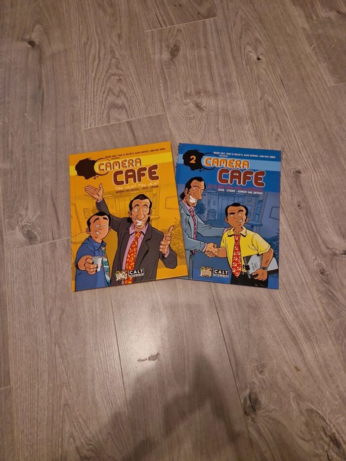 Lot 2 BD caméra café tome 1 et 2 TBE