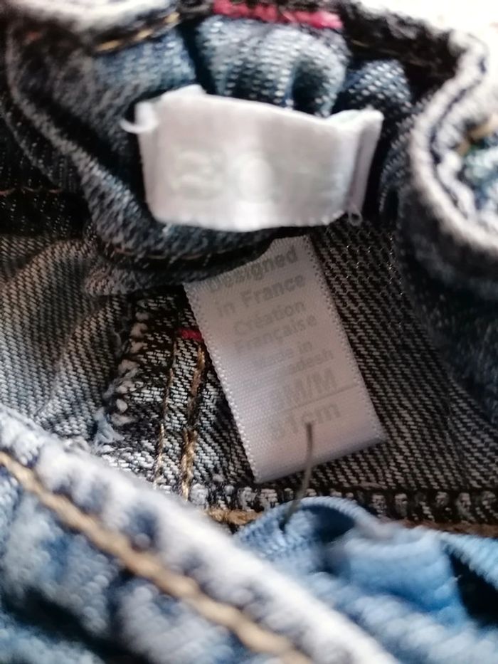 Pantalon jean obaibi fille taille 18 mois - photo numéro 3