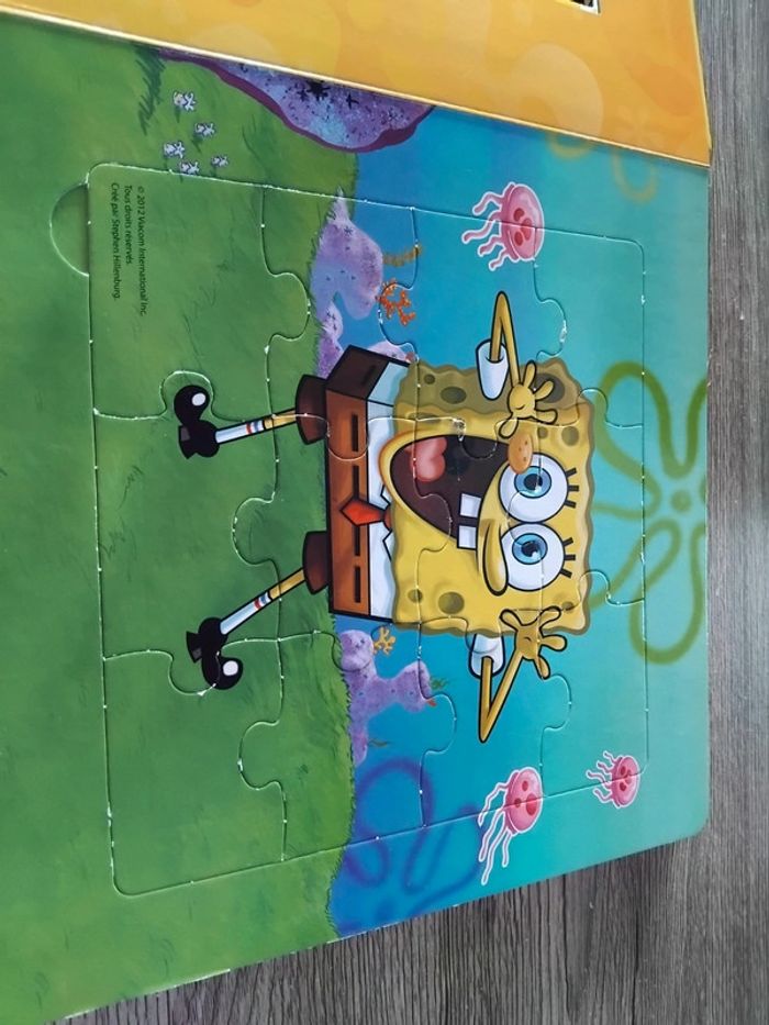Livre Puzzle Bob l'éponge - photo numéro 2