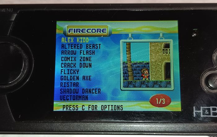 Sega Megadrive H&B SM-4000 SD / 20 Sega Games console portable - photo numéro 8