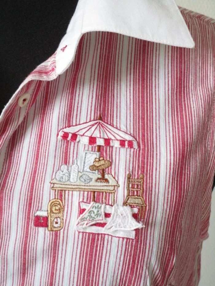 Chemise SM vintage brocante 36 TBE - photo numéro 3