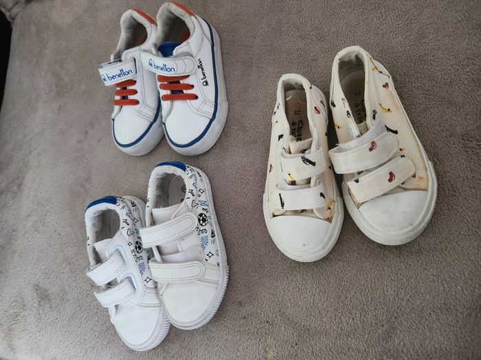 Lot 3 paires chaussures garçon taille 25 - photo numéro 2